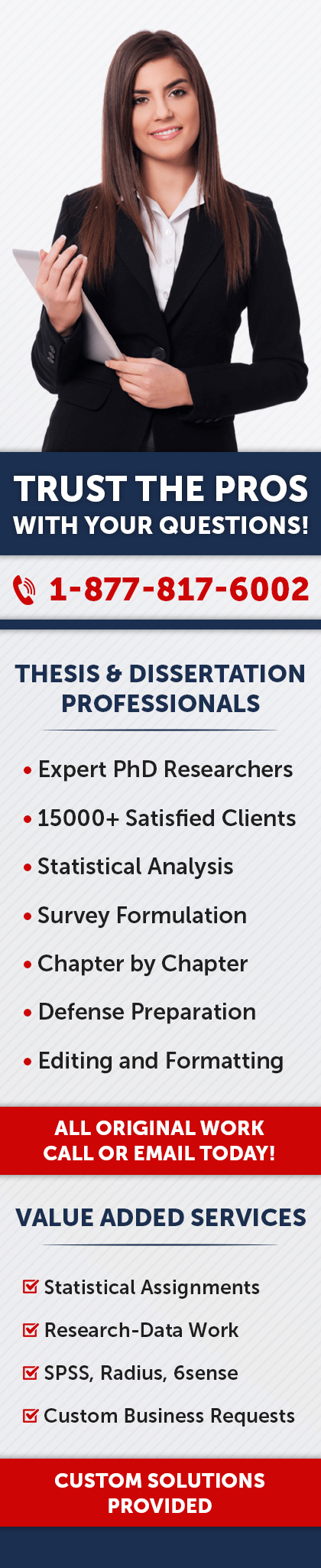 Thesis Dissertation Writing Services
